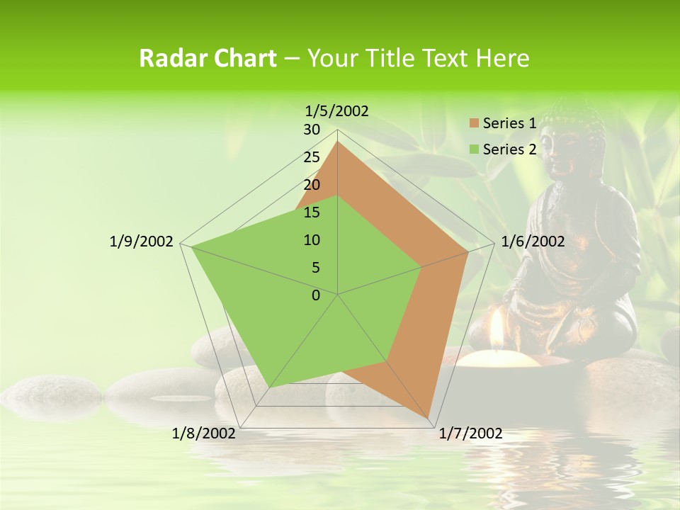 Statue Praying Thailand PowerPoint Template