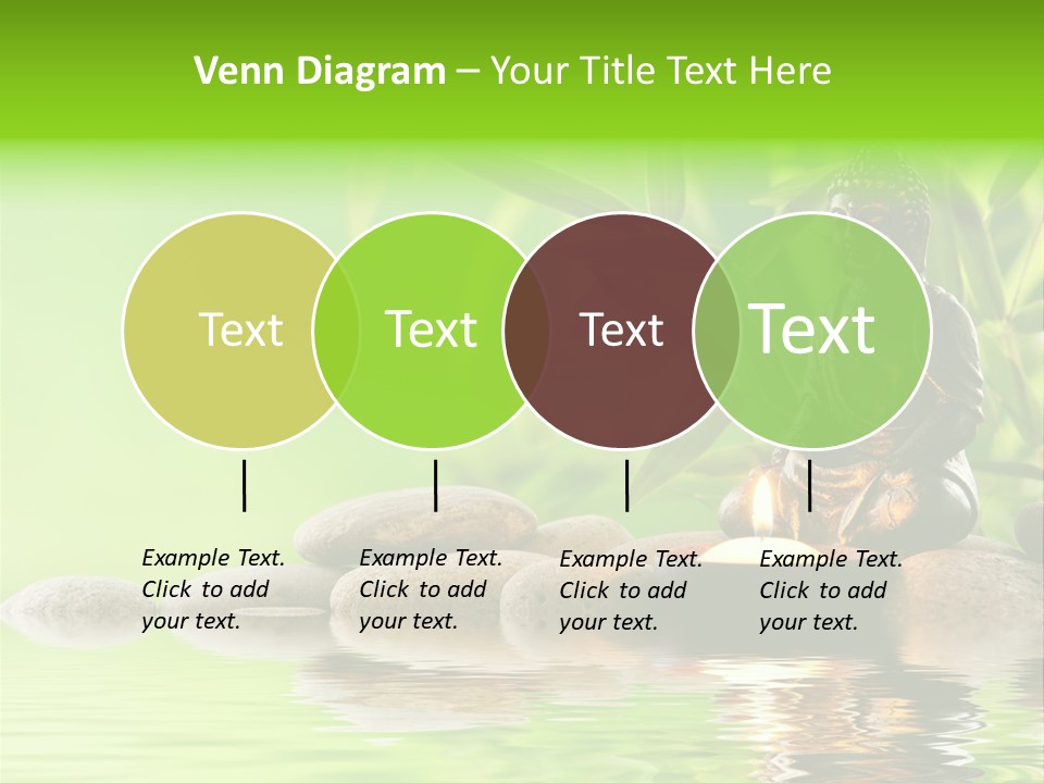 Statue Praying Thailand PowerPoint Template