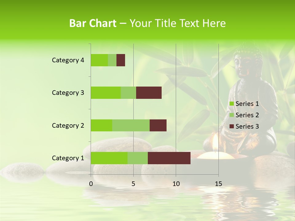 Statue Praying Thailand PowerPoint Template
