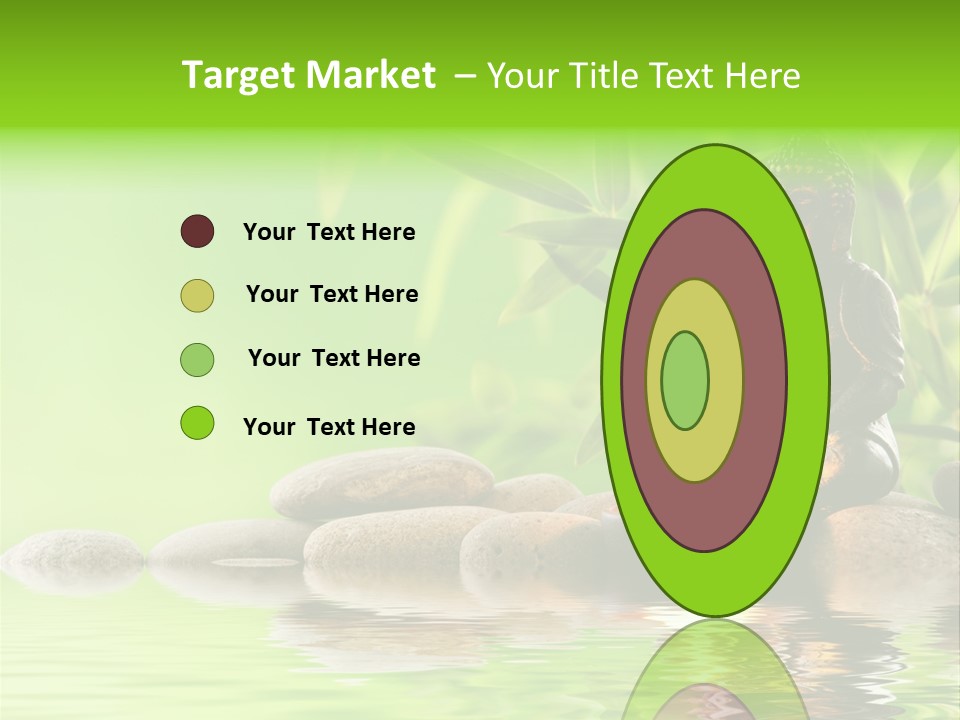 Statue Praying Thailand PowerPoint Template