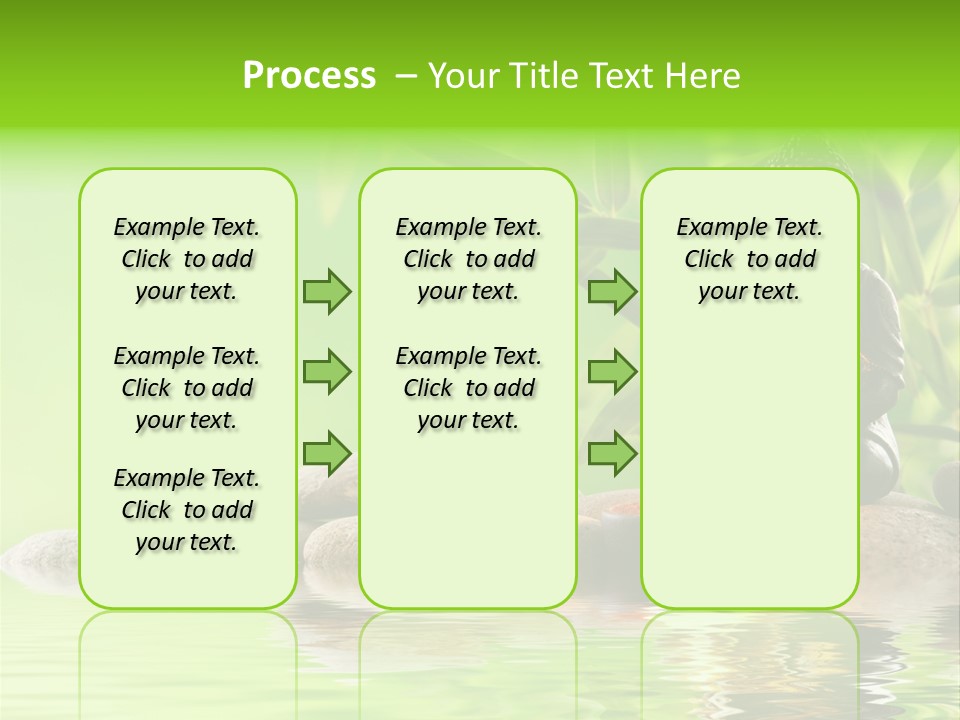 Statue Praying Thailand PowerPoint Template