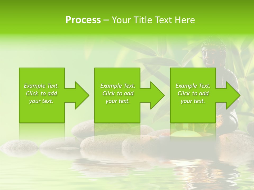 Statue Praying Thailand PowerPoint Template