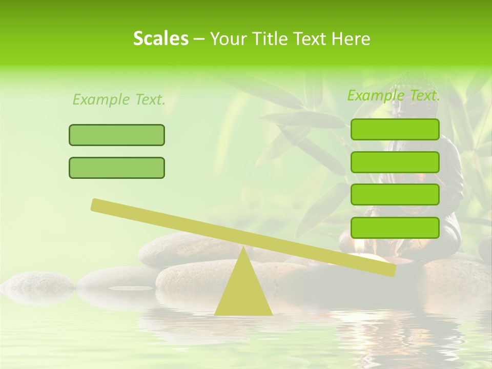 Statue Praying Thailand PowerPoint Template