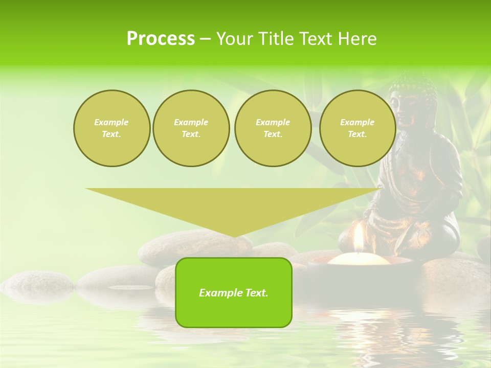 Statue Praying Thailand PowerPoint Template