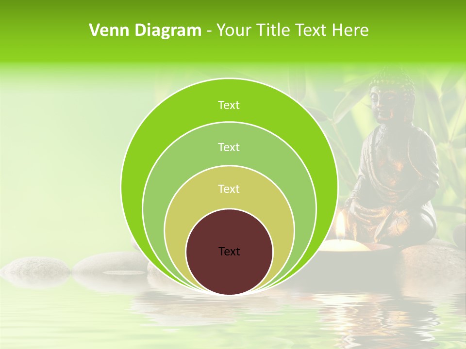 Statue Praying Thailand PowerPoint Template