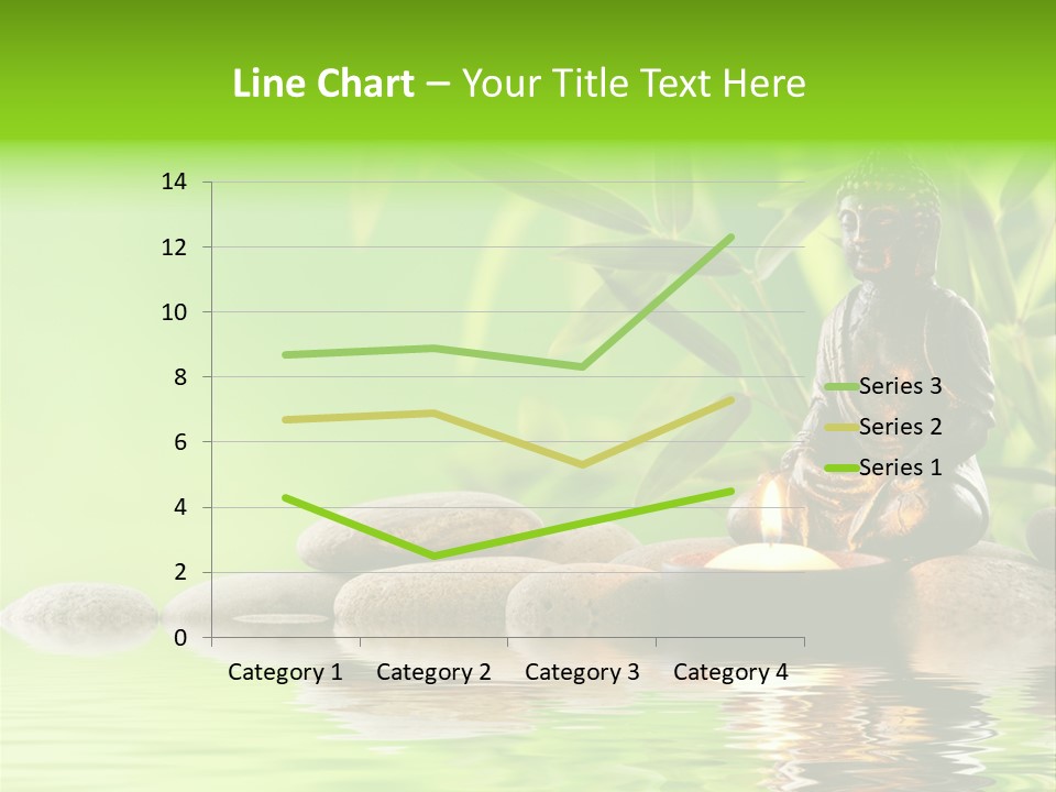 Statue Praying Thailand PowerPoint Template