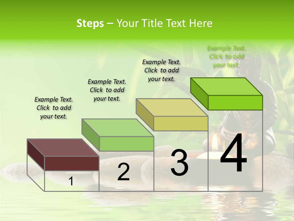 Statue Praying Thailand PowerPoint Template