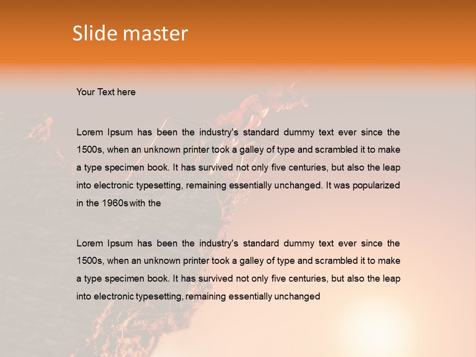 Idea Animal Mountain PowerPoint Template