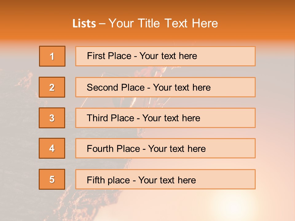 Idea Animal Mountain PowerPoint Template
