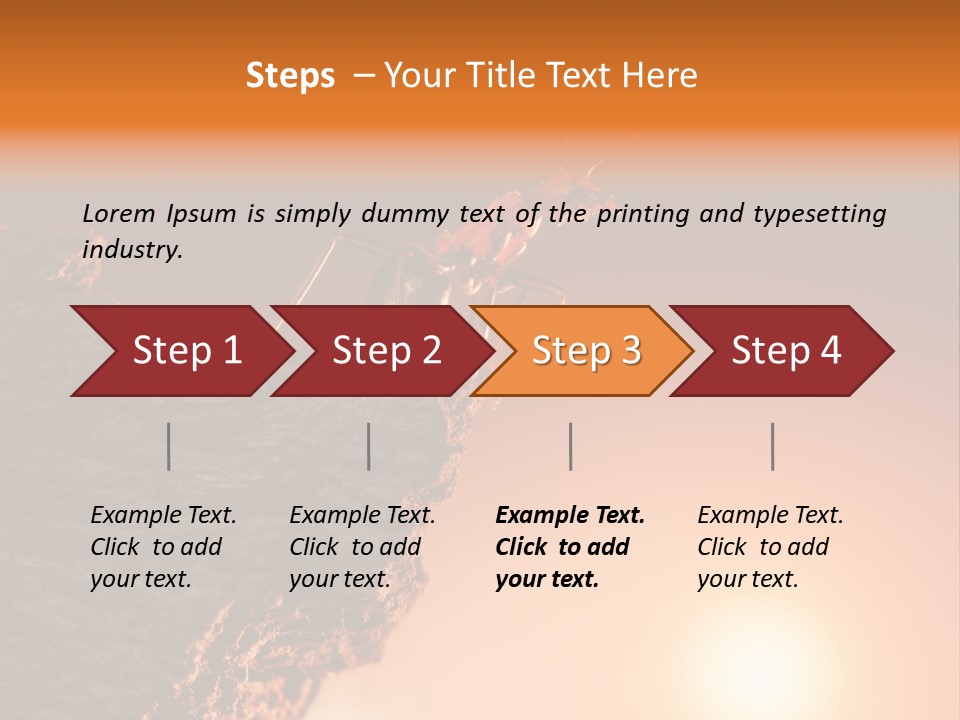 Idea Animal Mountain PowerPoint Template