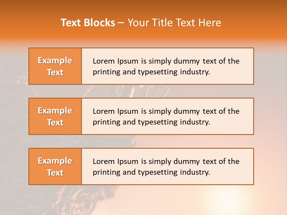 Idea Animal Mountain PowerPoint Template