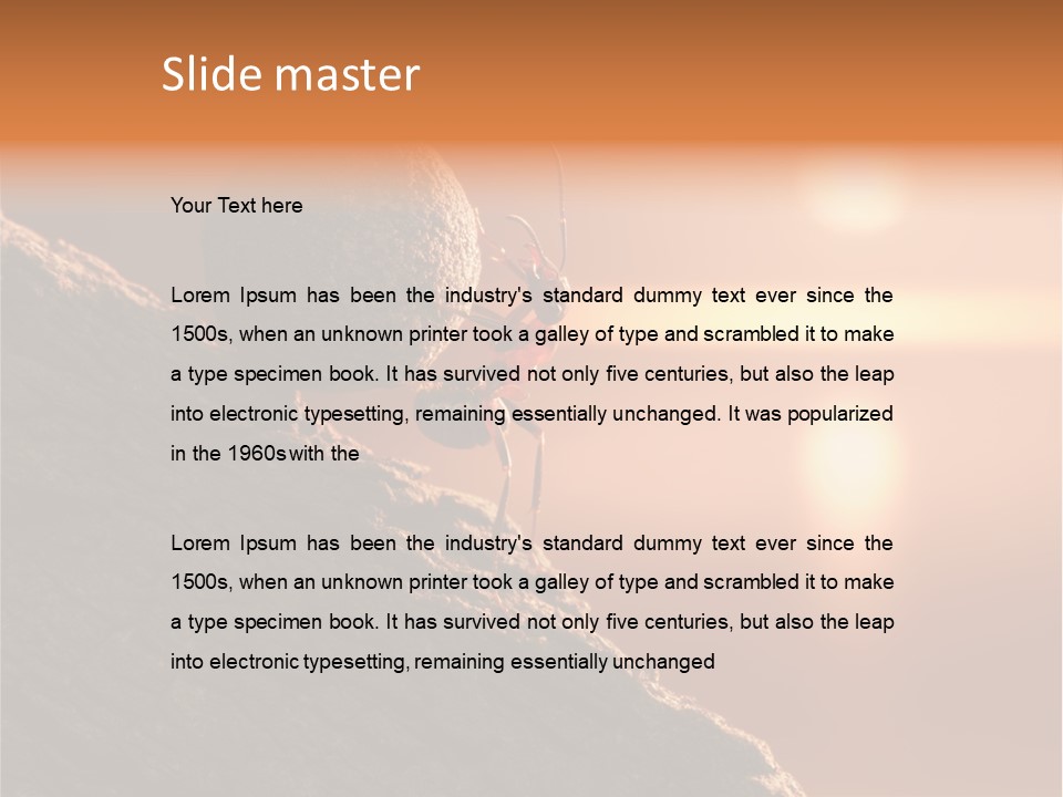 Labour Sea Worker PowerPoint Template