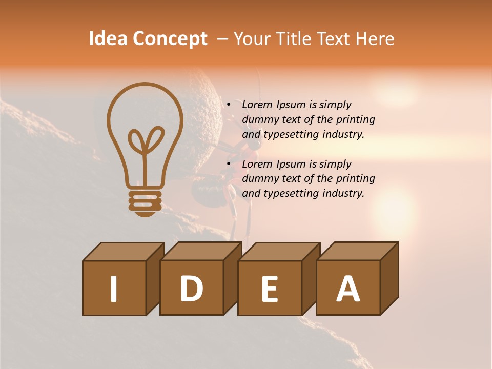 Labour Sea Worker PowerPoint Template