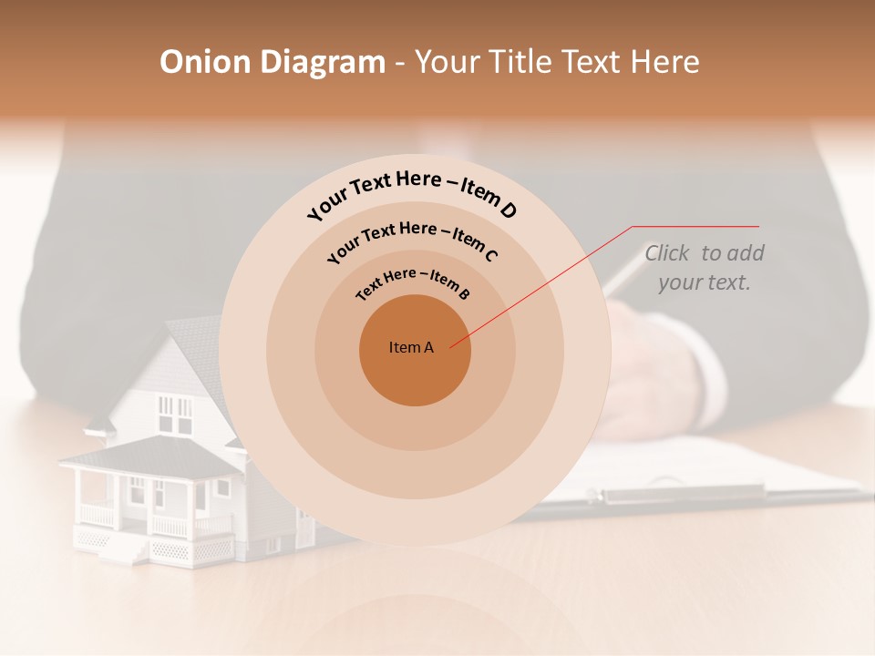 Wooden Credit Business Man PowerPoint Template