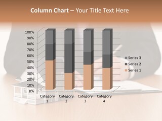 Wooden Credit Business Man PowerPoint Template