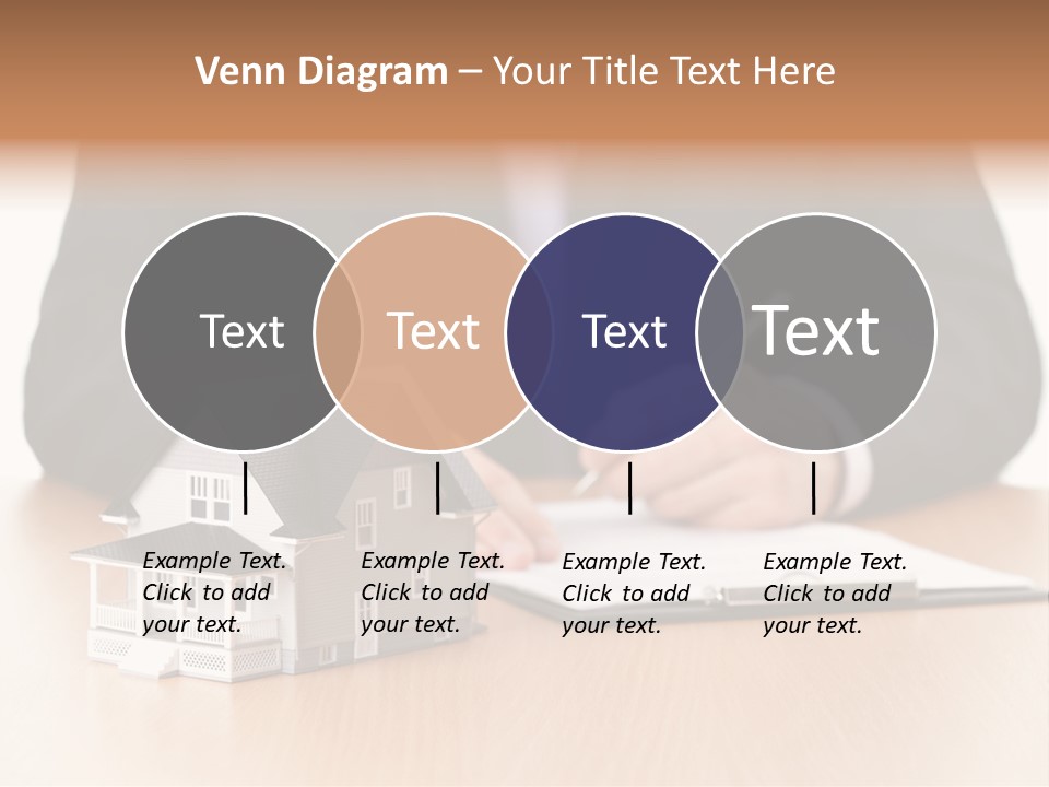 Wooden Credit Business Man PowerPoint Template
