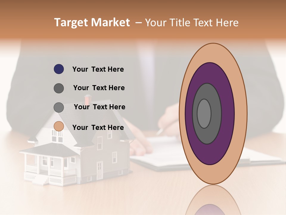 Wooden Credit Business Man PowerPoint Template