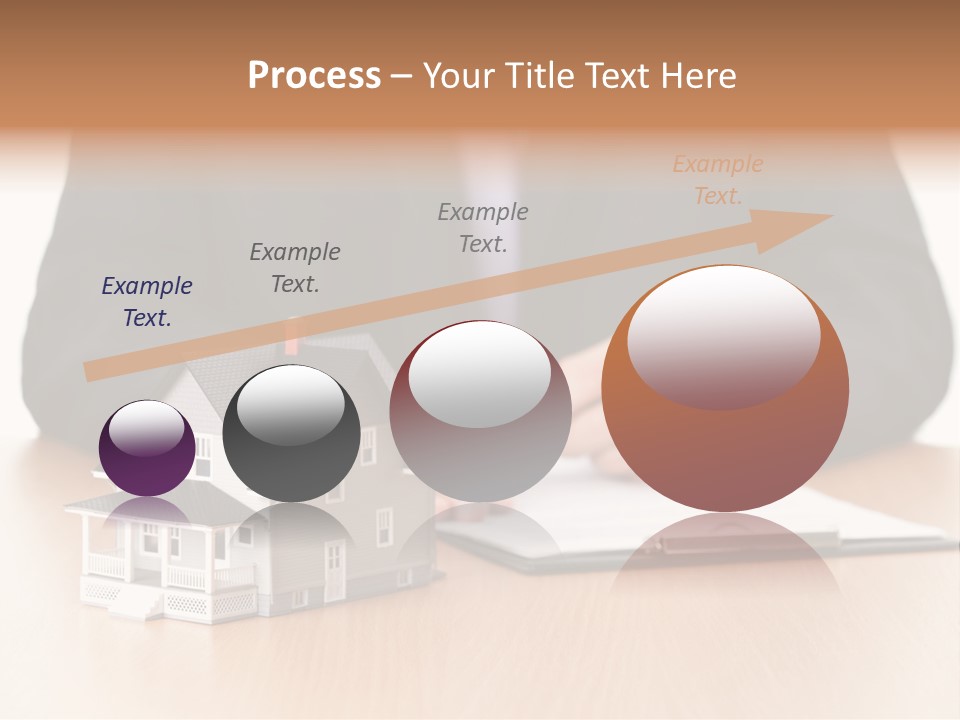 Wooden Credit Business Man PowerPoint Template