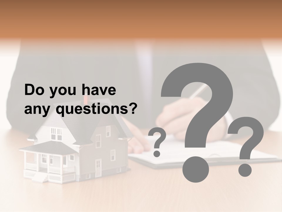 Wooden Credit Business Man PowerPoint Template