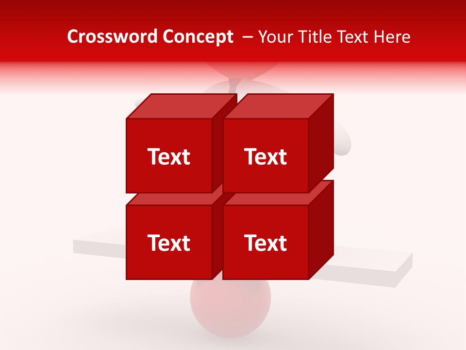 Balance Move Cartoon PowerPoint Template