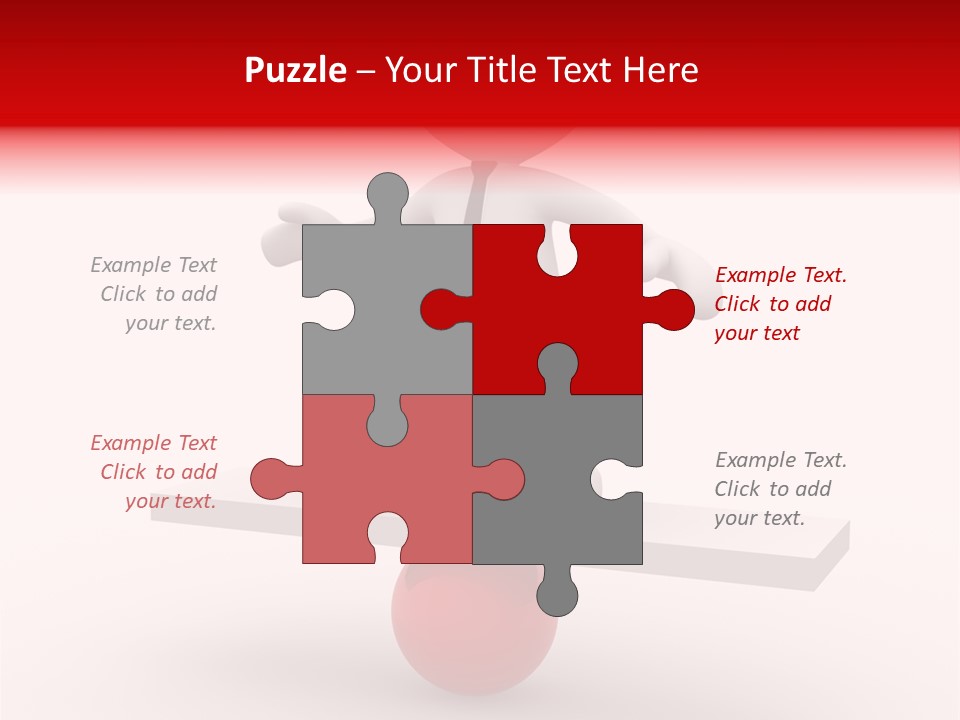 Balance Move Cartoon PowerPoint Template