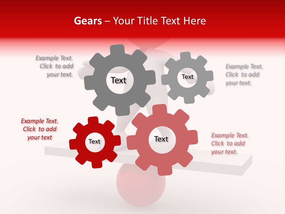 Balance Move Cartoon PowerPoint Template