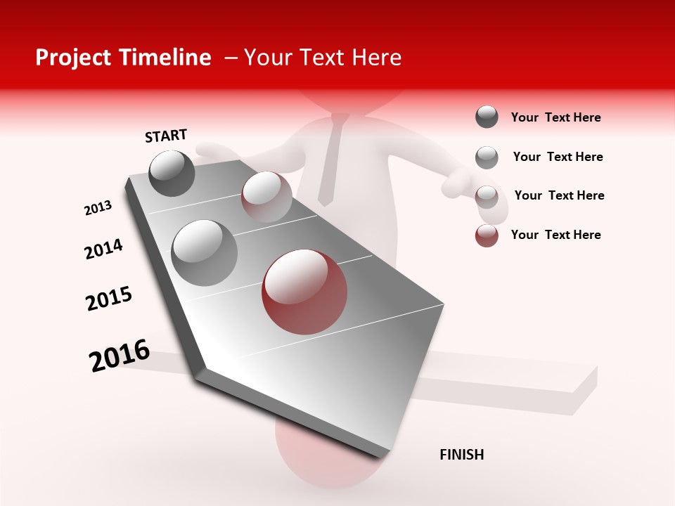 Balance Move Cartoon PowerPoint Template
