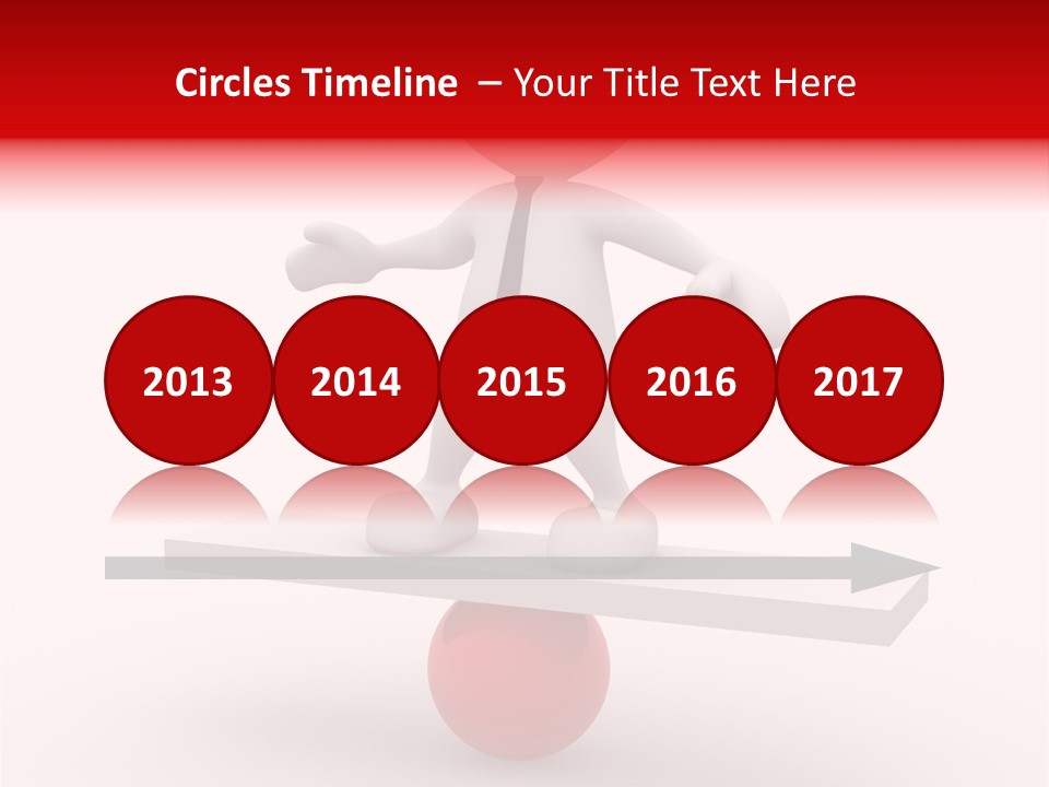 Balance Move Cartoon PowerPoint Template