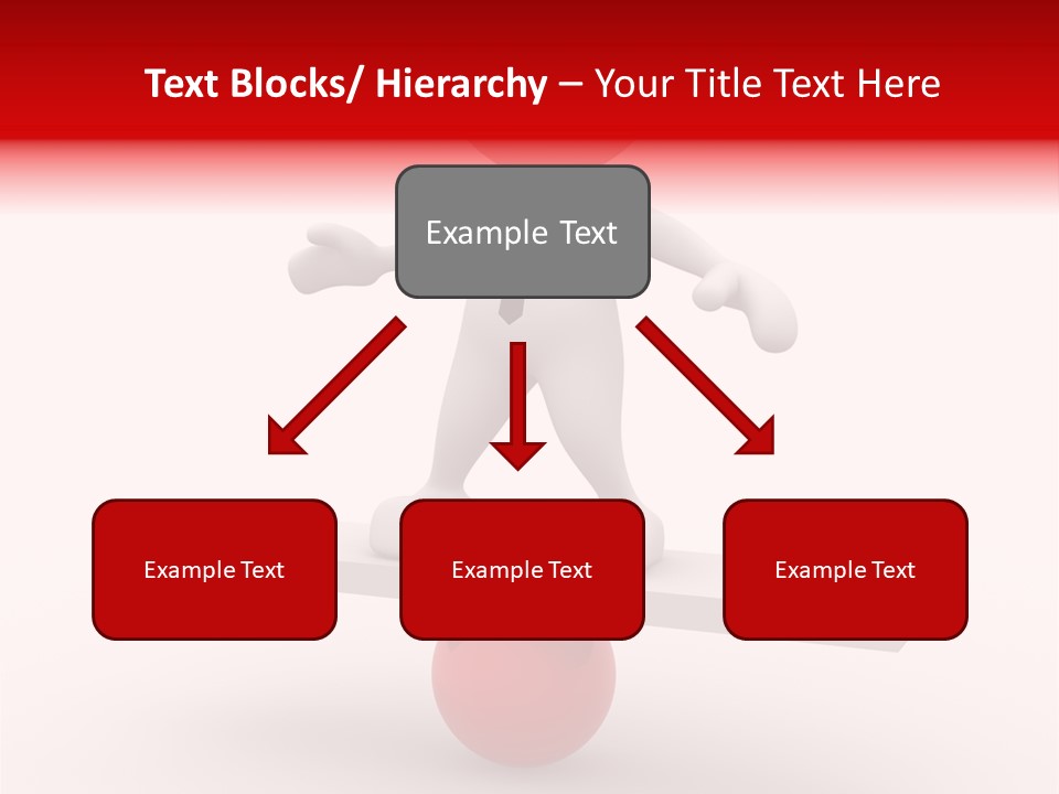 Balance Move Cartoon PowerPoint Template