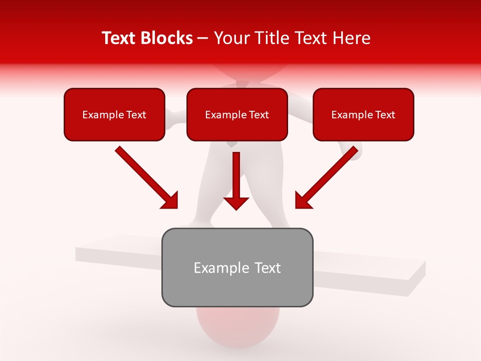 Balance Move Cartoon PowerPoint Template