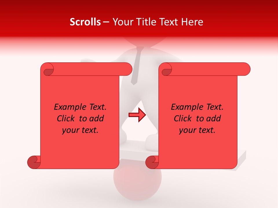 Balance Move Cartoon PowerPoint Template