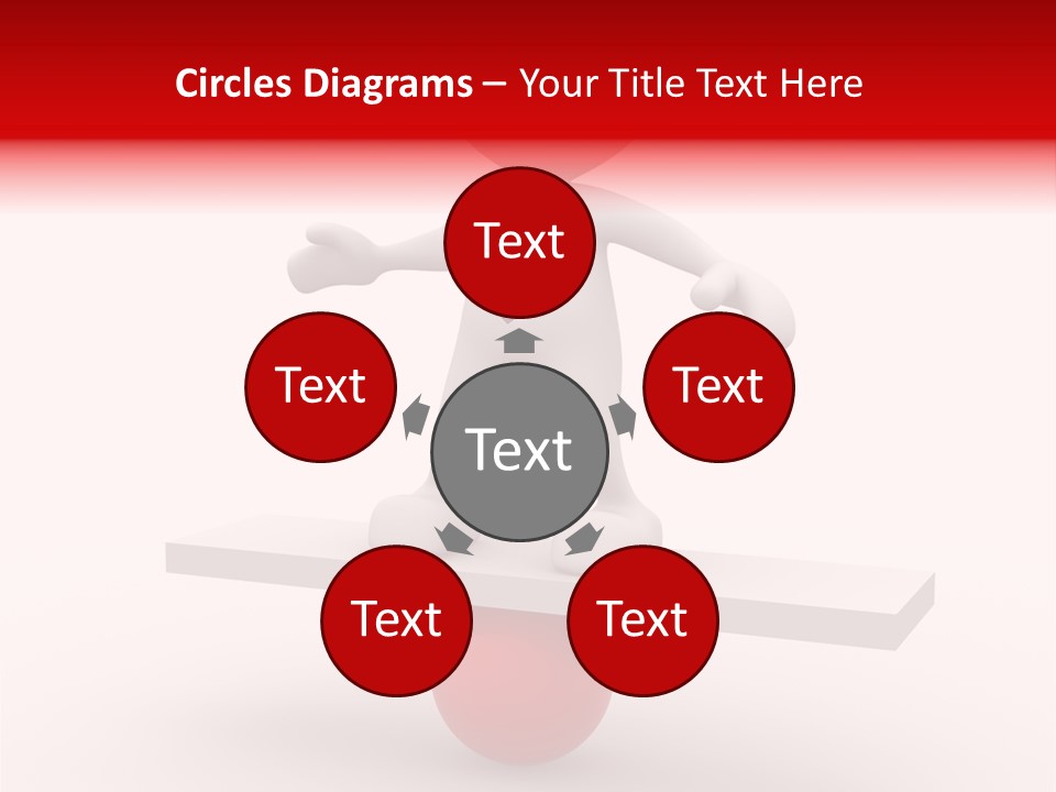 Balance Move Cartoon PowerPoint Template