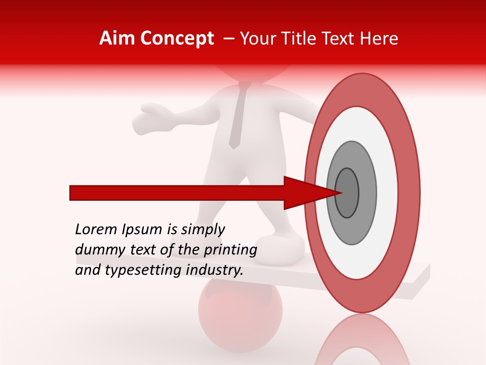 Balance Move Cartoon PowerPoint Template