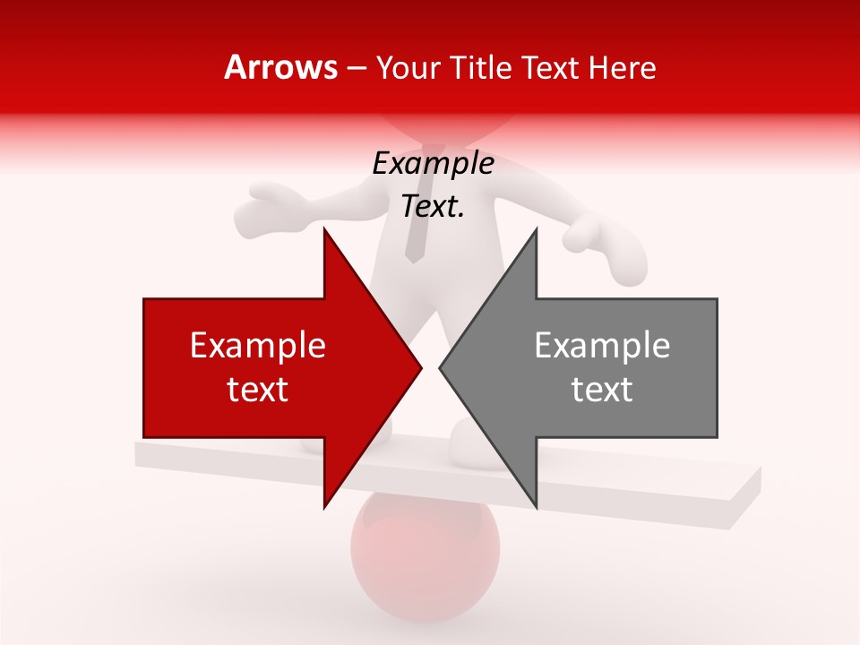 Balance Move Cartoon PowerPoint Template