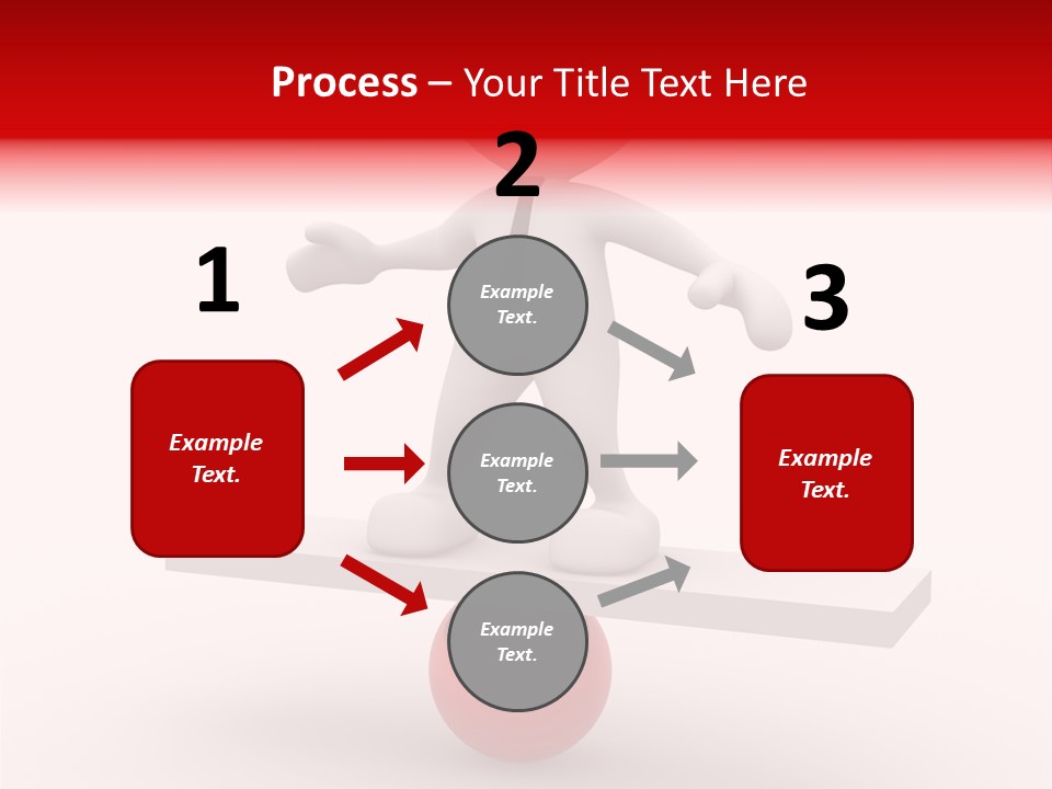 Balance Move Cartoon PowerPoint Template