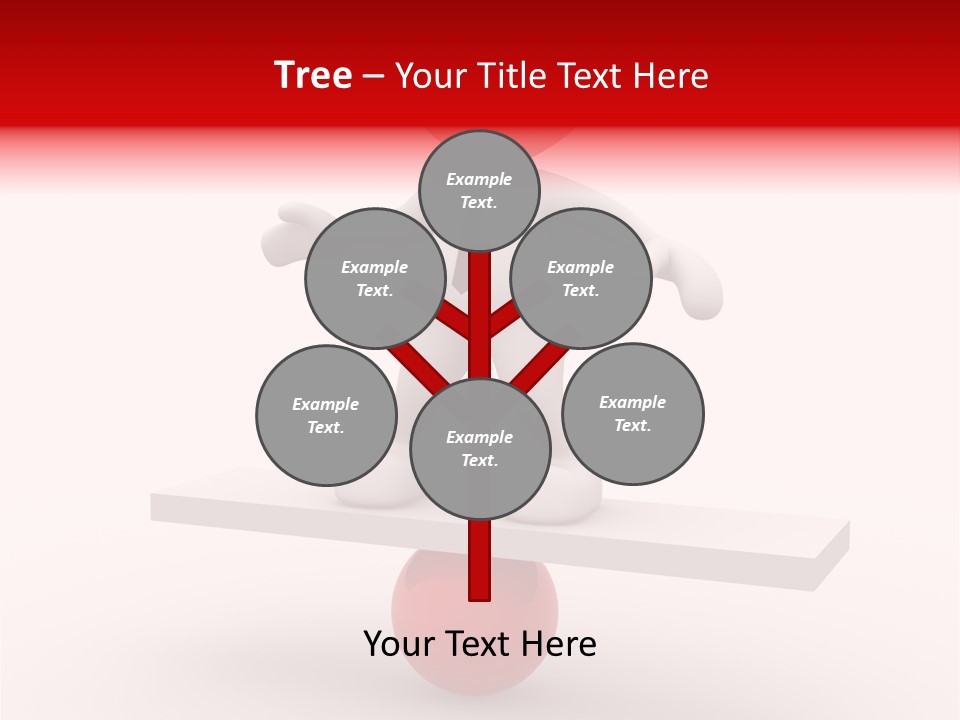Balance Move Cartoon PowerPoint Template