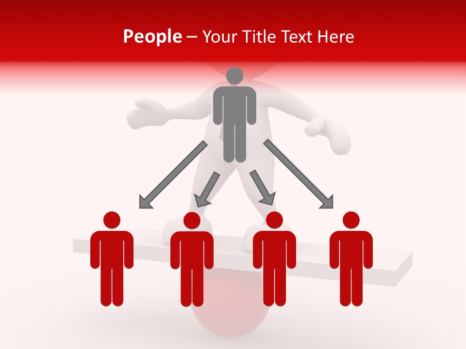 Balance Move Cartoon PowerPoint Template