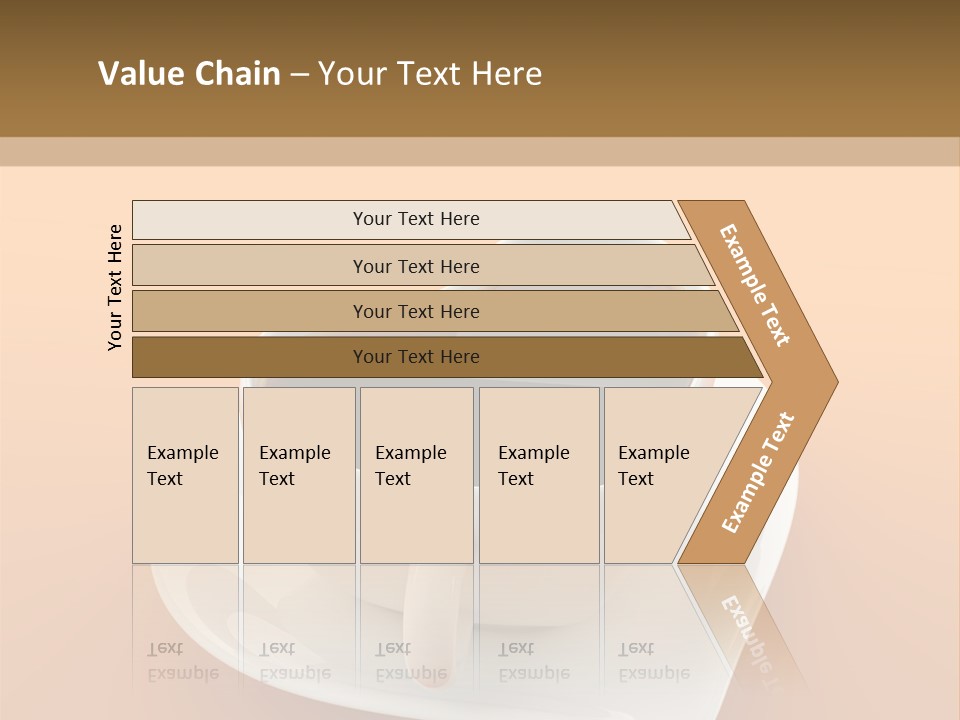 Full Saucer Tableware PowerPoint Template