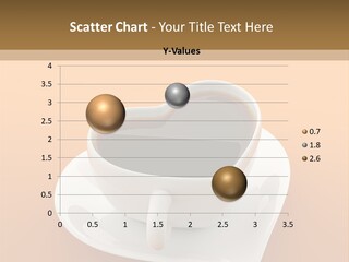 Full Saucer Tableware PowerPoint Template