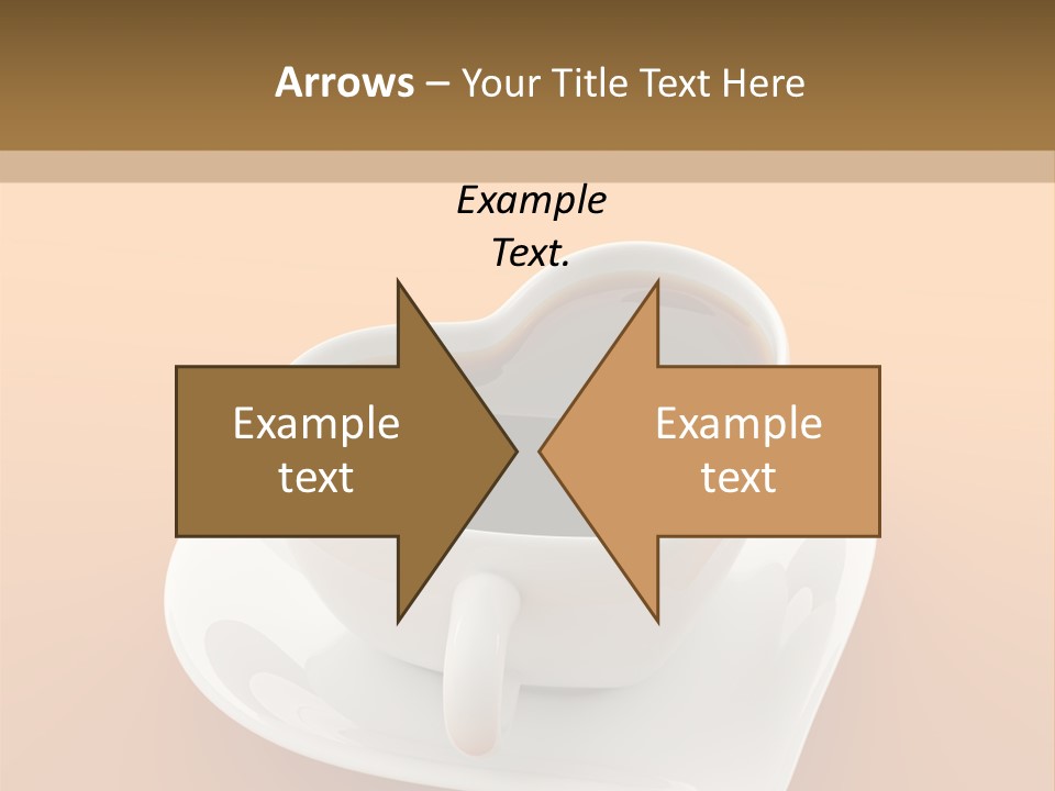 Full Saucer Tableware PowerPoint Template