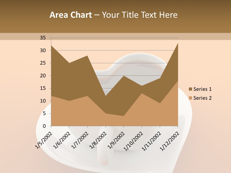 Full Saucer Tableware PowerPoint Template