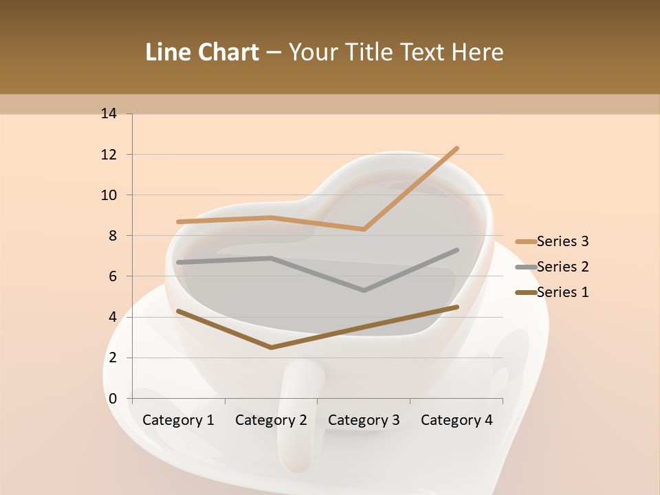 Full Saucer Tableware PowerPoint Template