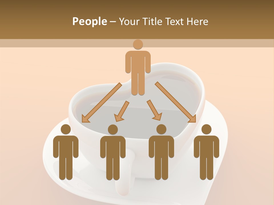 Full Saucer Tableware PowerPoint Template