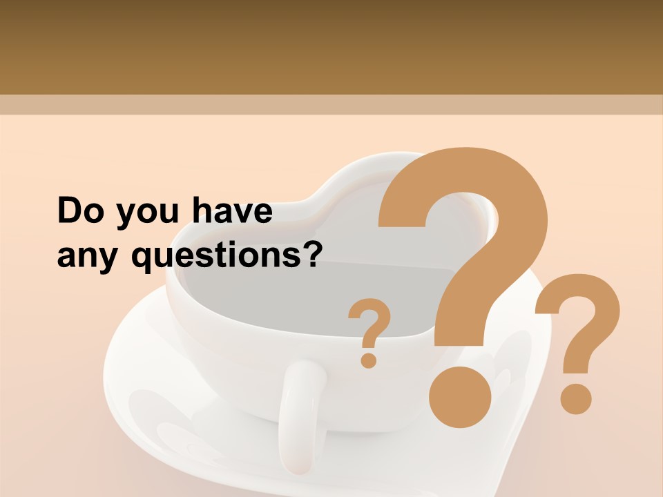 Full Saucer Tableware PowerPoint Template