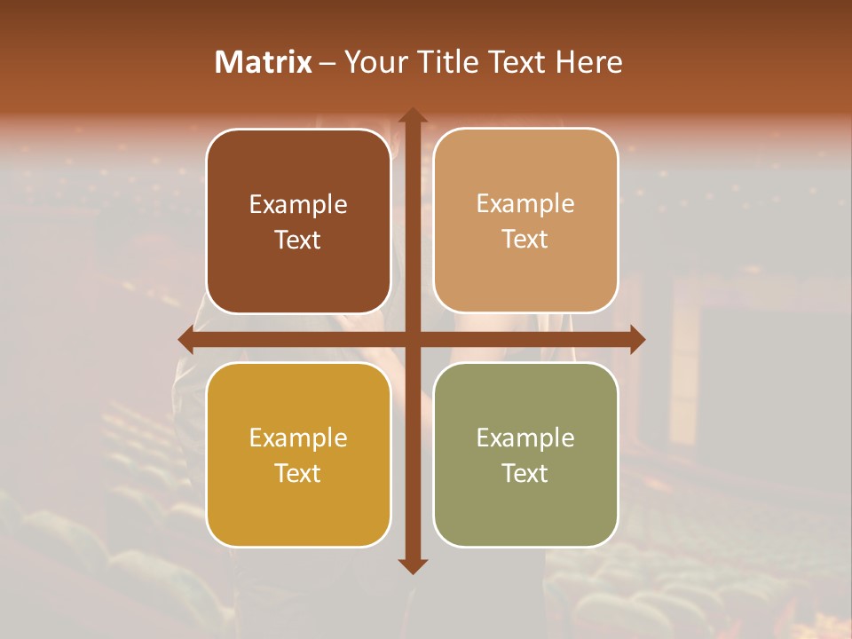 Couple Indoors Theatrical PowerPoint Template