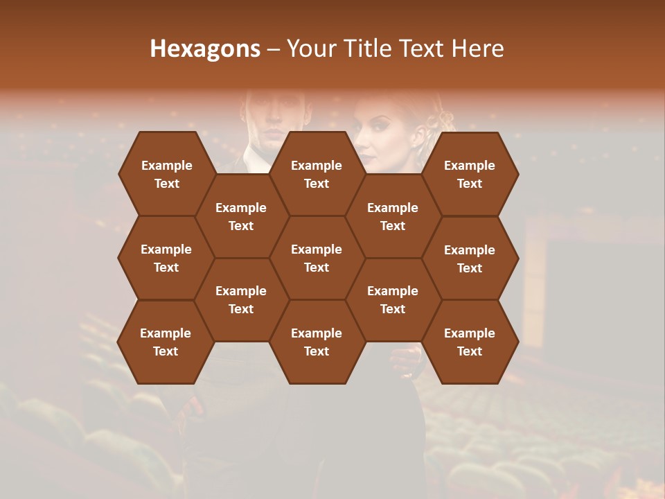 Couple Indoors Theatrical PowerPoint Template