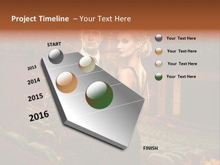 Couple Indoors Theatrical PowerPoint Template
