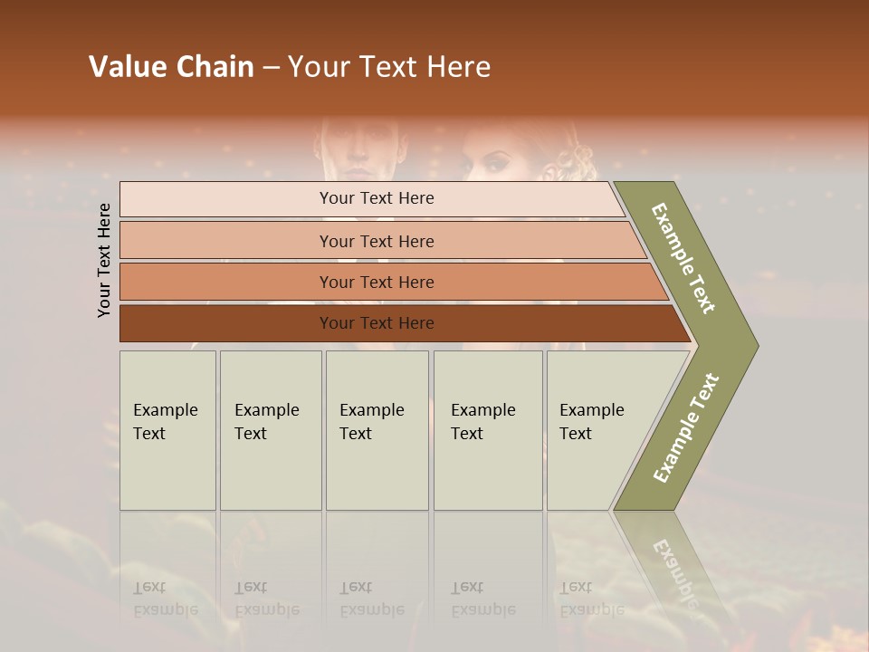 Couple Indoors Theatrical PowerPoint Template