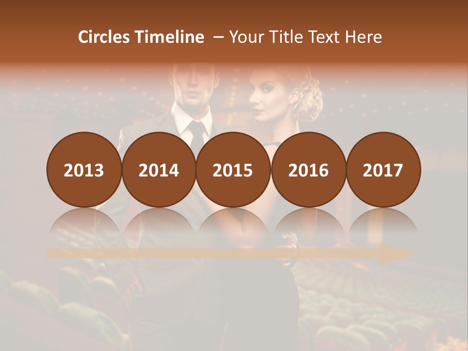 Couple Indoors Theatrical PowerPoint Template