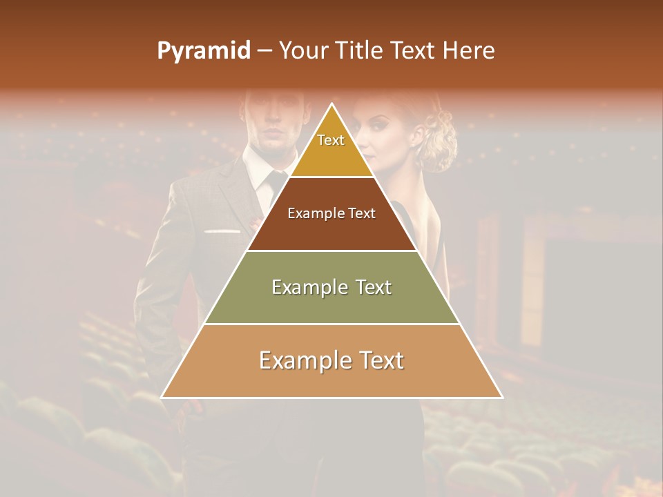 Couple Indoors Theatrical PowerPoint Template